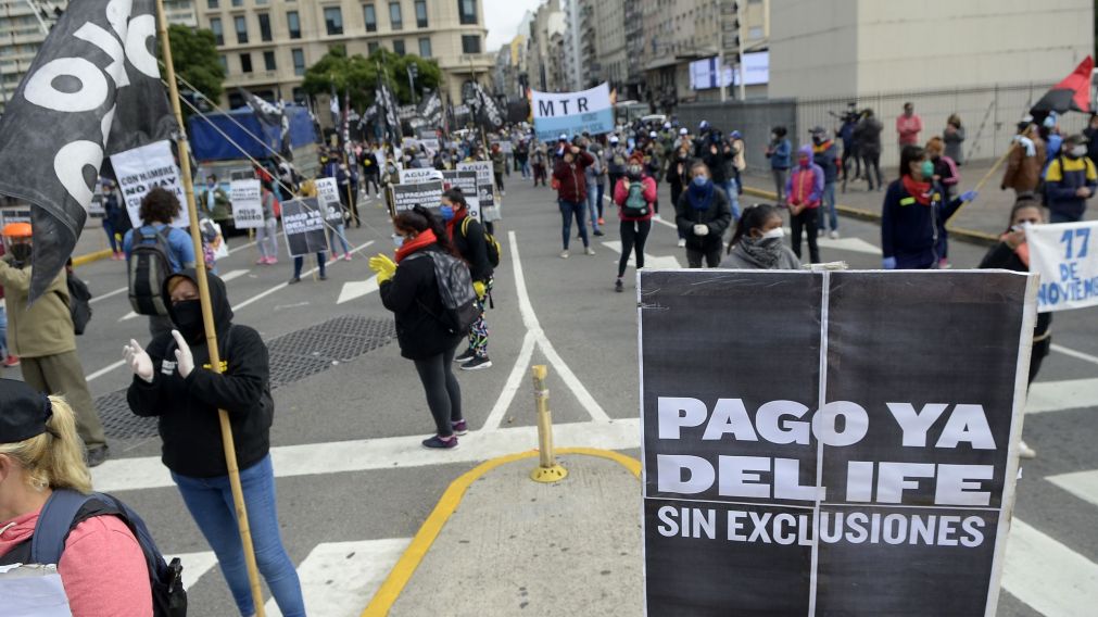 EL PARTIDO OBRERO reclam� EN EL OBELISCO