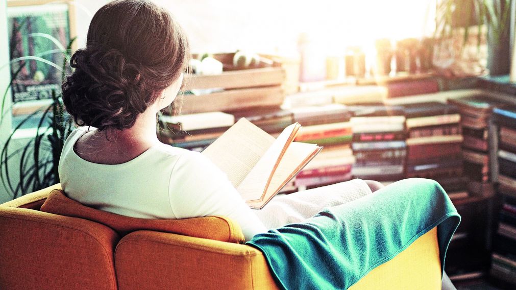 La lectura, uno de los pasatiempos preferidos en la cuarentena.