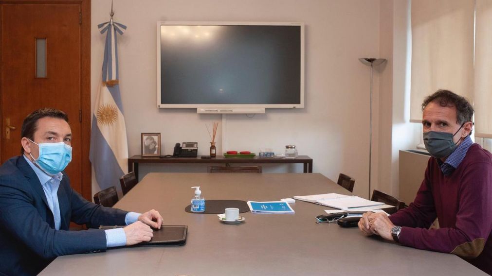 El Intendente de Florencio Varela, Andrés Watson mantuvo un nuevo encuentro con el ministro de Obras Públicas de la Nación, Gabriel Katopodis