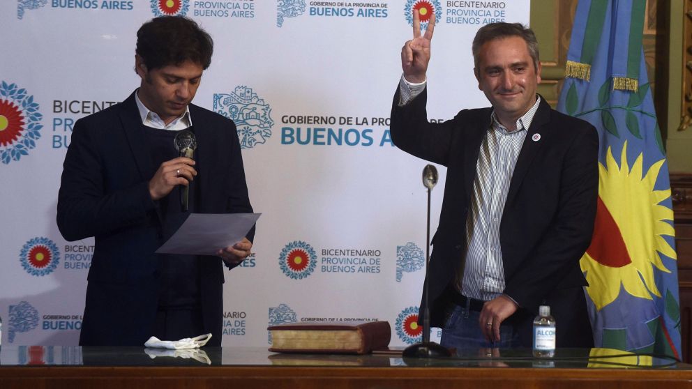 Larroque asumió como ministro bonaerense con la premisa de "trabajar y trabajar". (Télam)