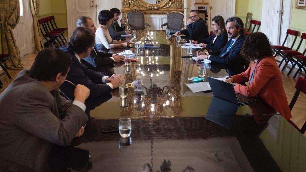 Santiago Cafiero, encabezó una nueva reunión del Gabinete Económico.