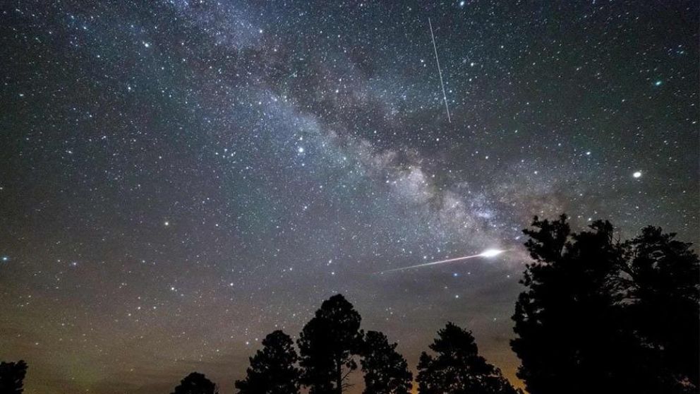 La lluvia de meteoros "Eta Acuáridas" se origina a partir de la cola del famoso cometa Halley.