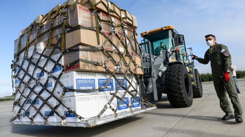 Entregarán respiradores a lo largo de todo el país.