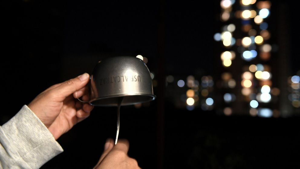 Las cacerolas sonaron fuerte en la Ciudad (Télam).