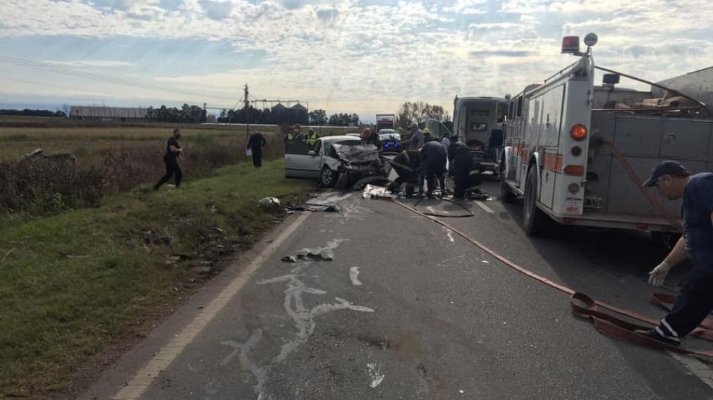 El accidente fatal ocurrió sobre la Ruta Nacional 11, en el departamento de San Justo.