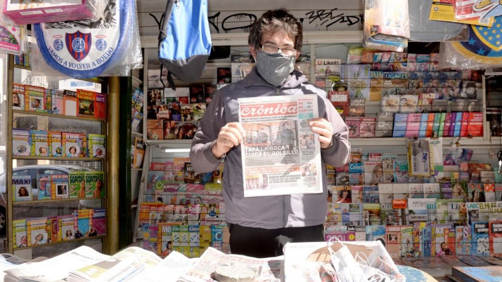 H�roes del papel. Los canillitas, m�s en estos tiempos. (Nahuel Ventura, diario Cr�nica)