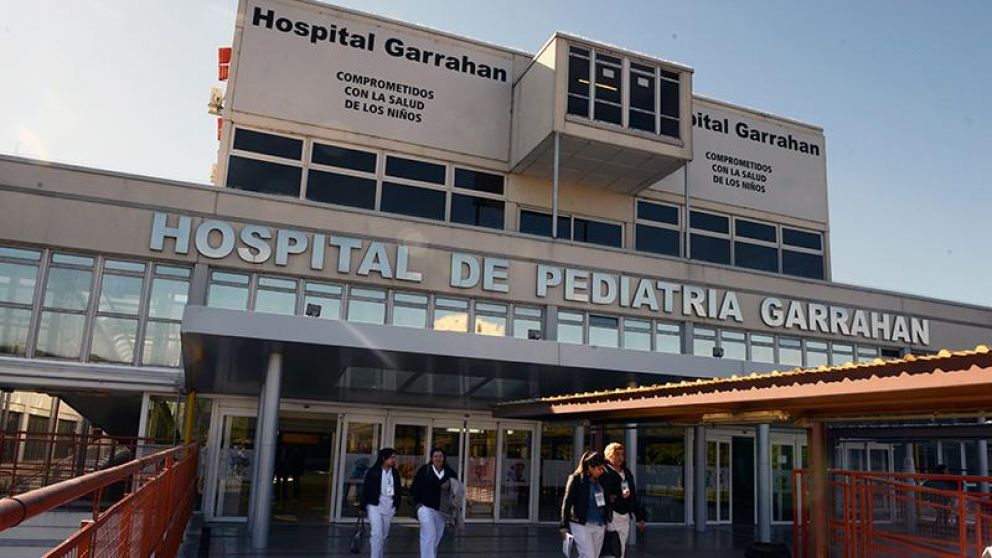 En el Hospital Garrahan se cumple con el mismo protocolo que en todos los establecimientos sanitarios.