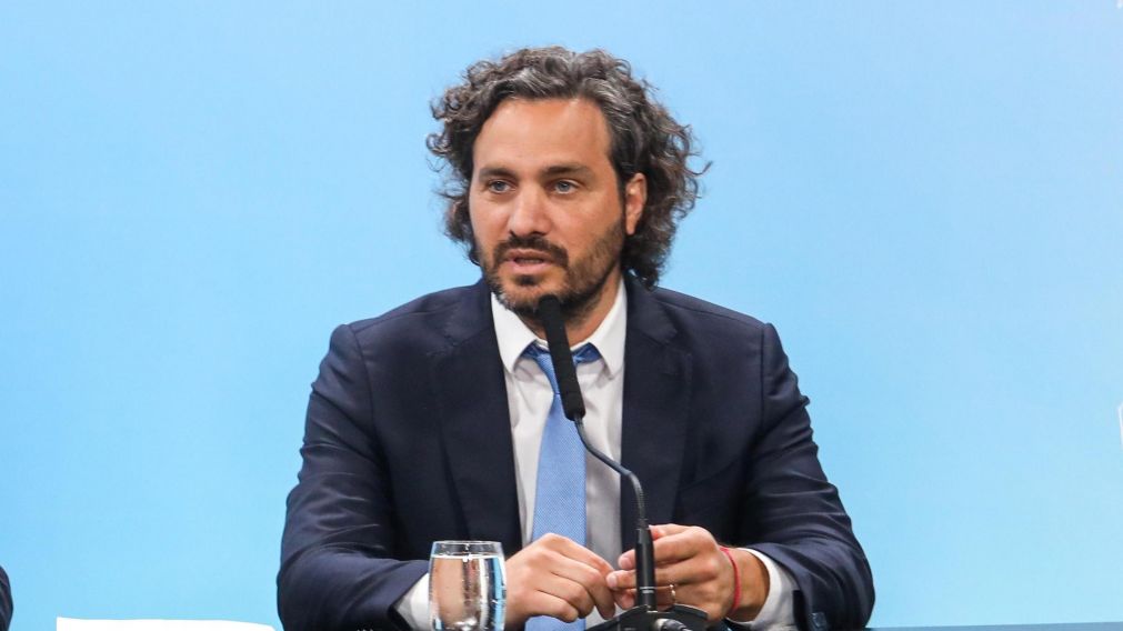Santiago Cafiero habl� de todo con Cr�nica. 