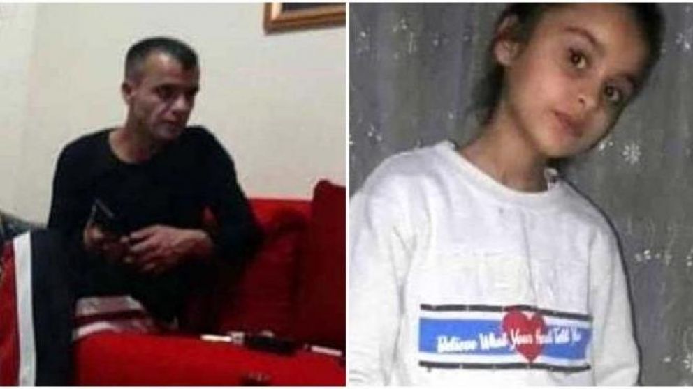 Muslum Aslan y su hija asesinada.
