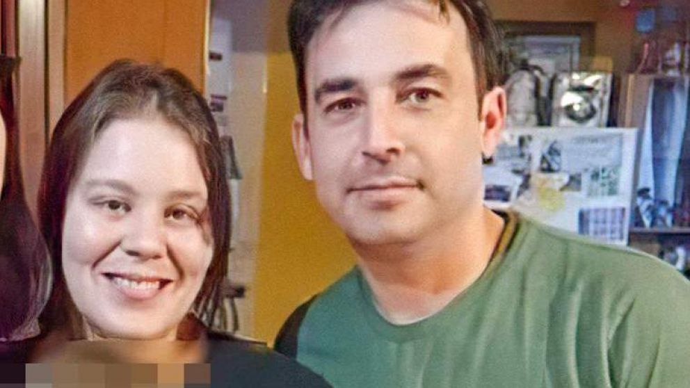 Jesica Minaglia, junto a su ex pareja, Pablo Núñez, único detenido por el presunto femicidio (La Opinión Austral).
