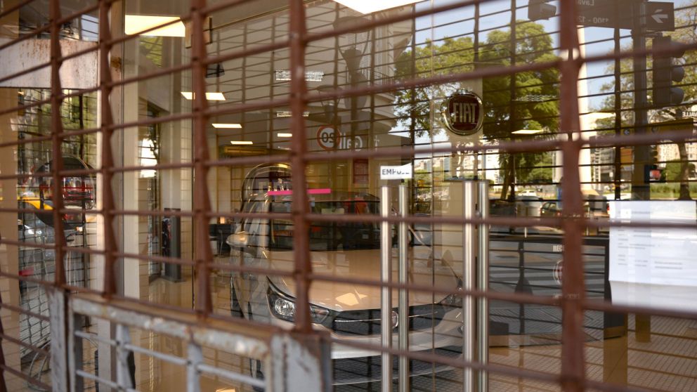 Todo parado. Las consecionarias, sin actividad hasta nuevo aviso.