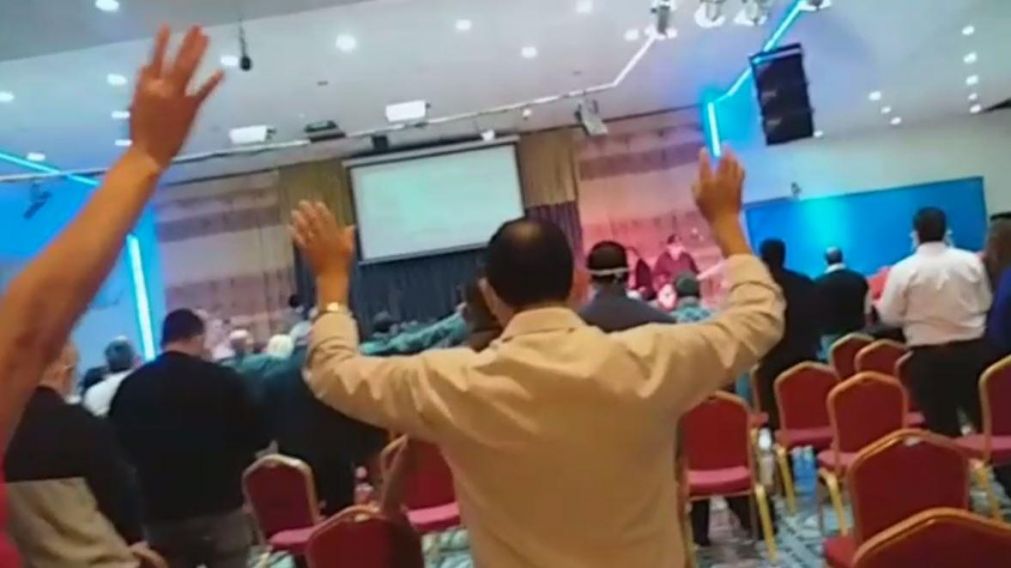 En las redes sociales se filtró un video de la celebración (Captura de video).