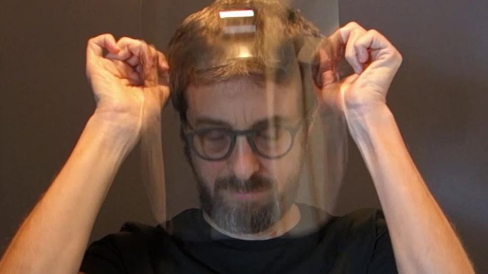 Salí protegido: máscara facial protectora