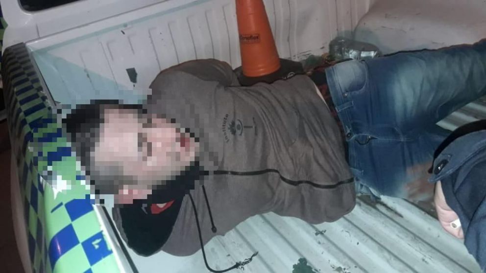Este es el delincuente que finalizó apresado luego de haber baleado al servidor público.