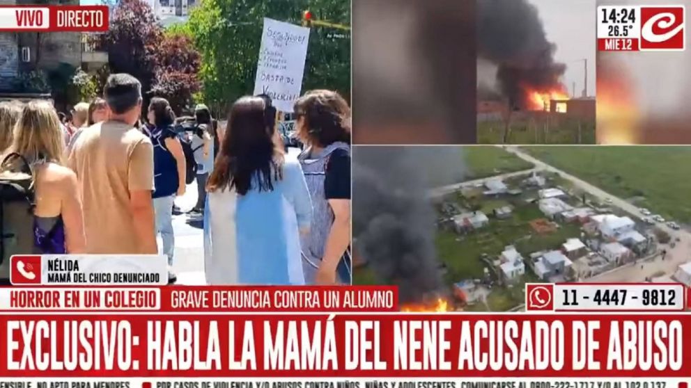 La mamá del menor acusado de abuso defiende a su hijo.