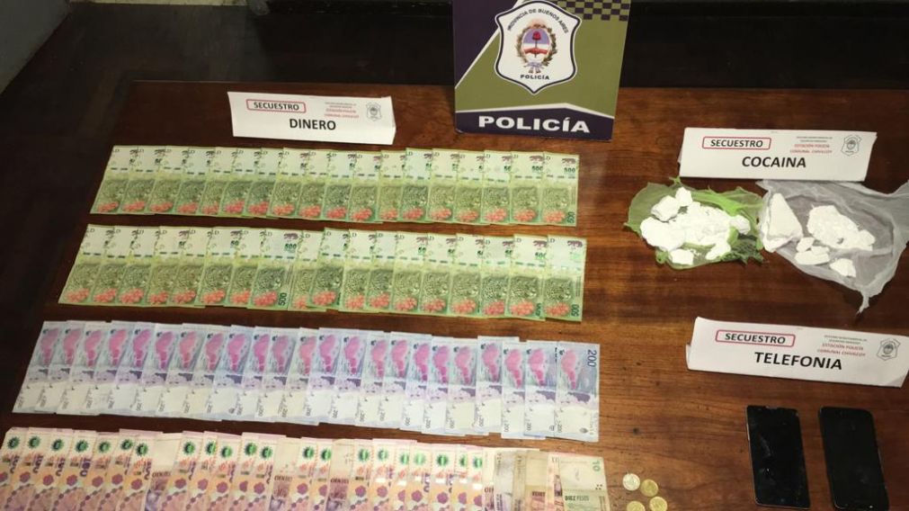 Parte de los objetos que fueron incautados.