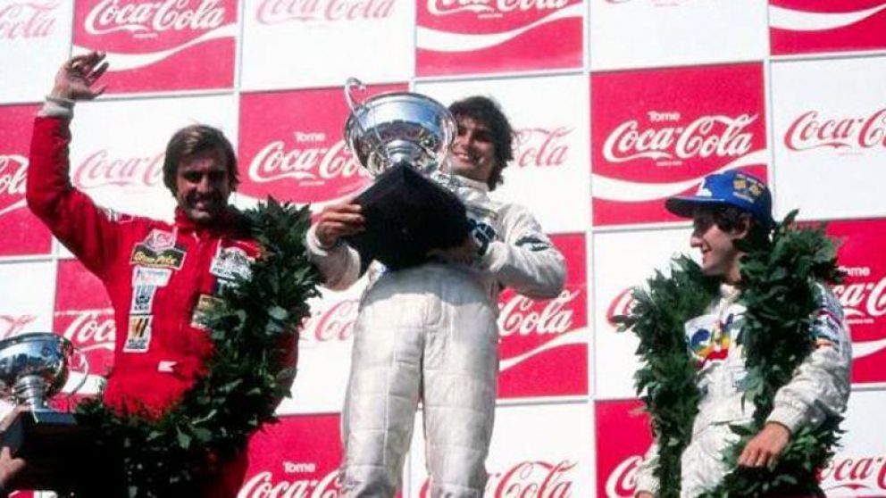 El Lole fue escolta del brasileño Nelson Piquet en su última carrera en nuestro país.
