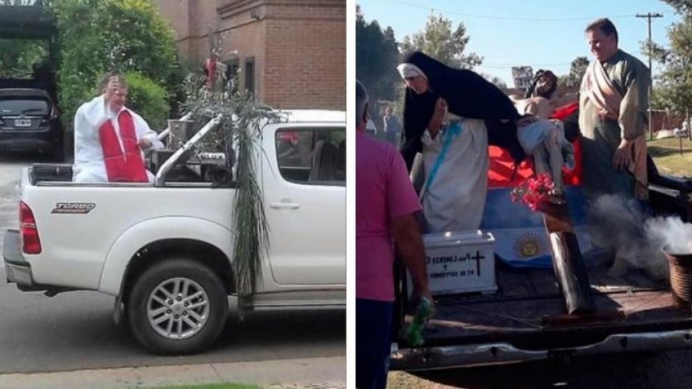 Los sacerdotes rompieron la cuarentena con la excusa de visitar a los vecinos.