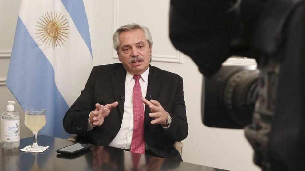 El Presidente analizó las consecuencias del Covid-19 en una entrevista (Archivo).