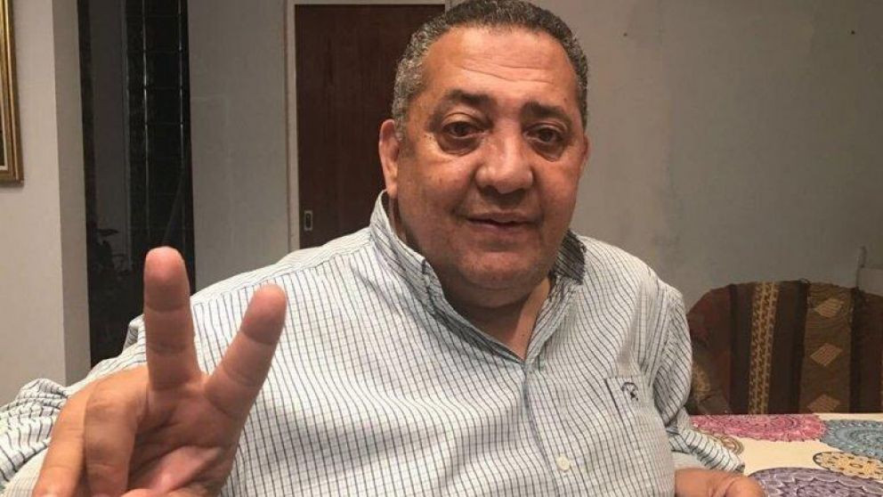 Luis D´Elía, con domiciliaria en su casa del barrio porteño de Almagro.