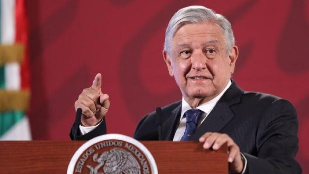 El polémico mandatario en conferencia de prensa.