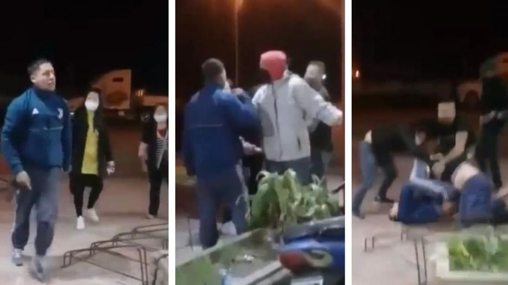 Empleado de circo robó preservativos de supermercado chino y fue linchado. (Captura de video)