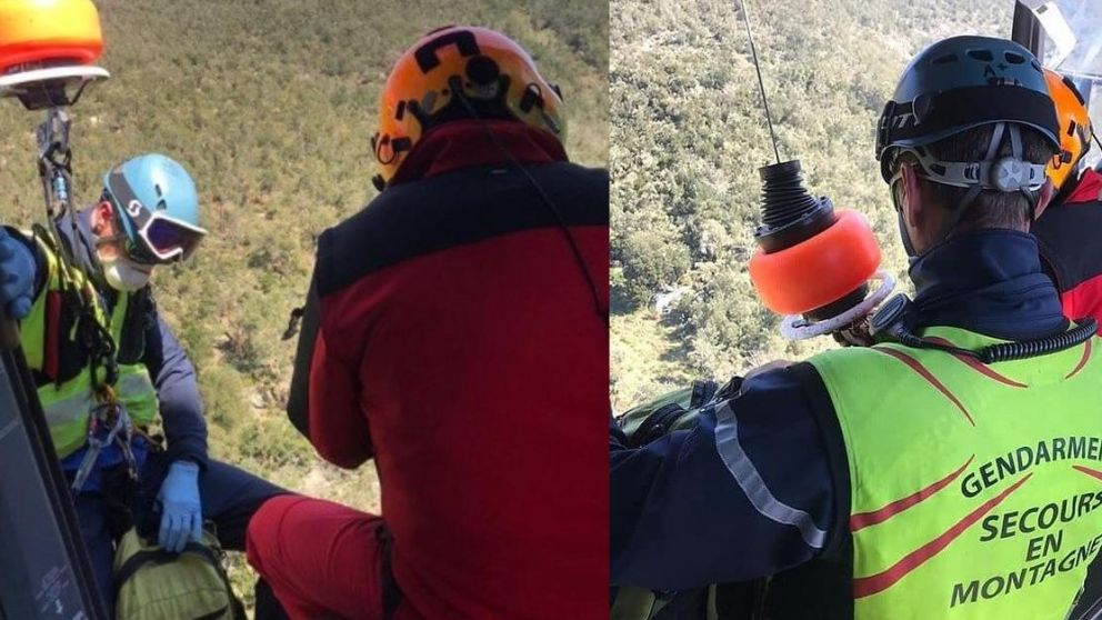 El hombre fue rescatado y multado por haber violado la cuarentena (Captura).