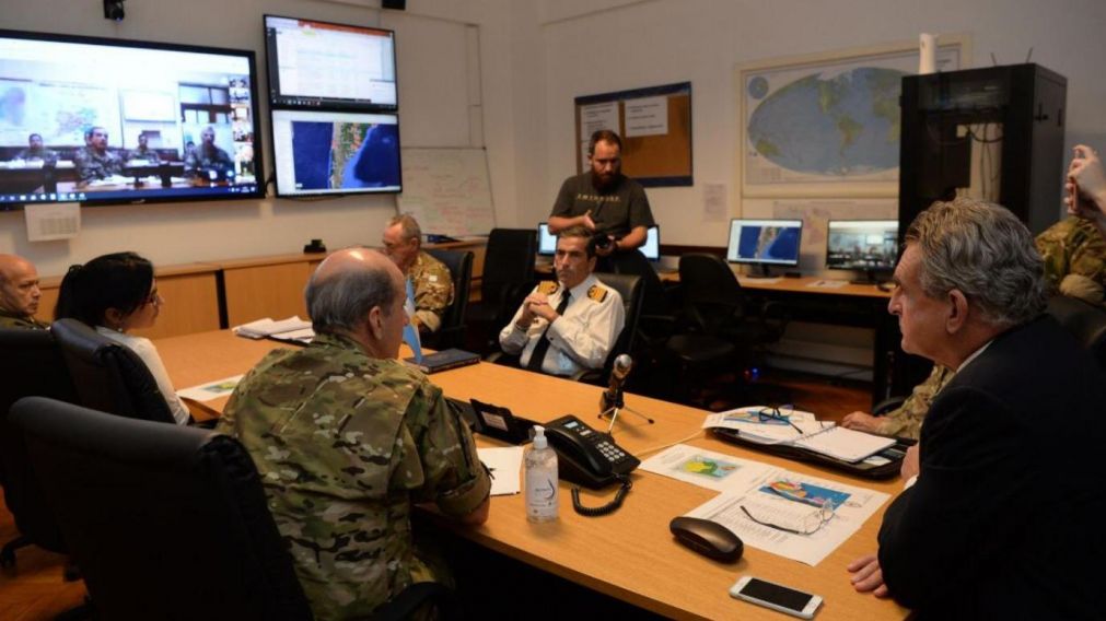 Por teleconferencia, el gobierno de Tierra del Fuego organizó un acto.
