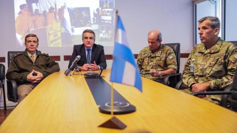 Por medio de una videoconferencia participaron Agustín Rossi, Daniel Filmus y Gustavo Melella.
