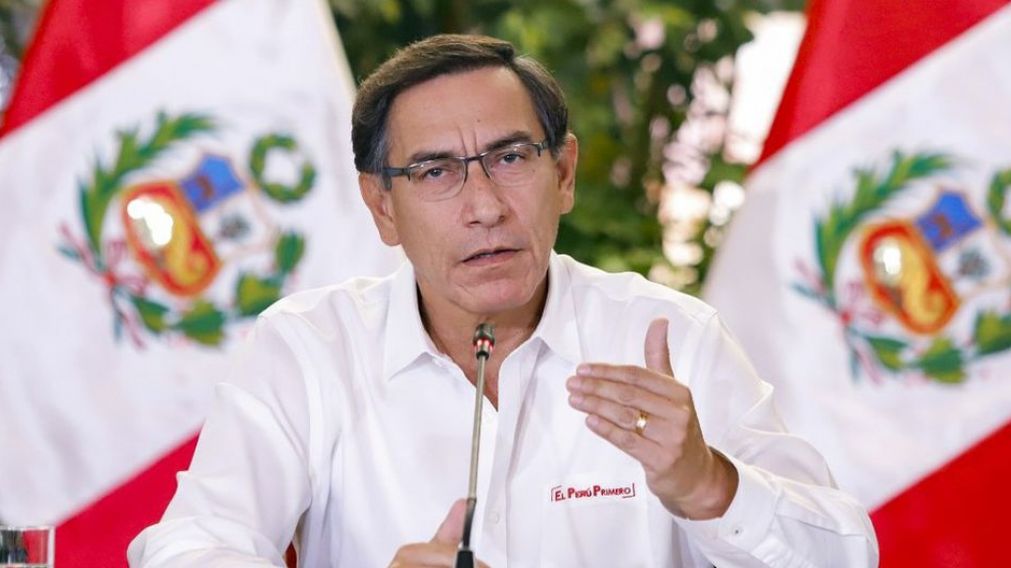 El presidente Mart�n Vizcarra extrem� las medidas en Per�. 