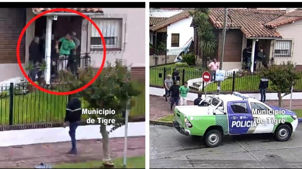 Gracias al sistema de cámaras de seguridad, el presuto femicida pudo ser detenido.