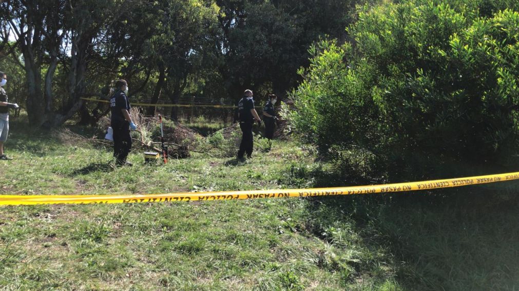 El lugar donde encontraron el cuerpo de Claudia Repetto.