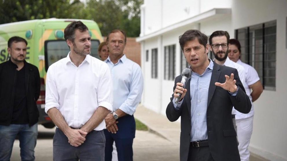 El gobernador bonaerense, en Pilar.