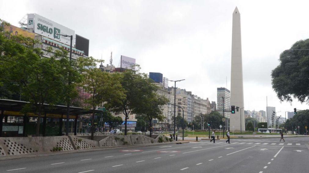 Poca gente en las calles (Hernán Nersesián/Crónica)