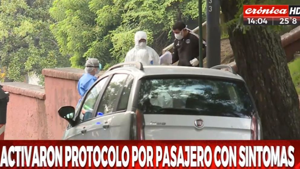 El joven de 25 años fue sometido al protocolo.