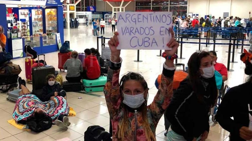 Hay más de 2.000 argentinos varados en Cuba (Gentileza El Litoral).