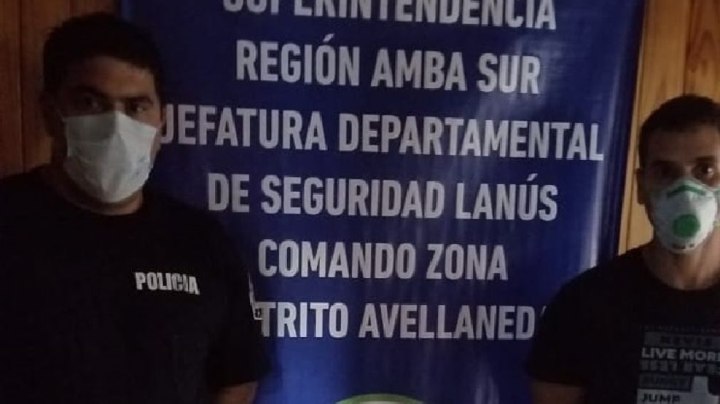 Este es uno de los ciudadanos brasileños que fue demorado por los pesquisas policiales en Avellaneda.