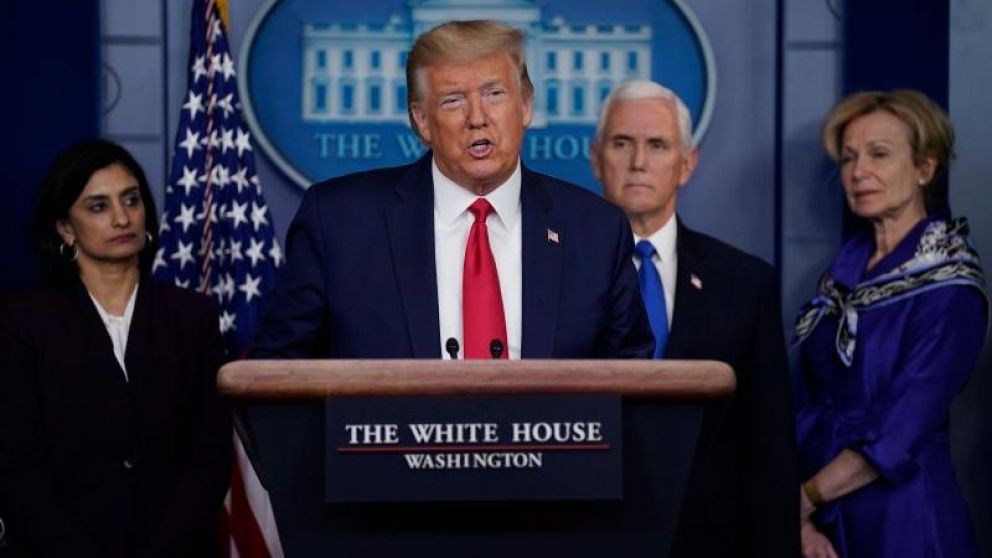 Trump anunció la emergencia para todo el país.