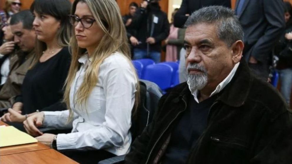 Carlos García ante el tribunal, al momento de su sentencia (gentileza Rosario3).