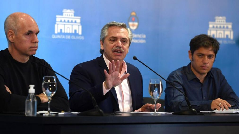 El presidente durante el anuncio del pasado domingo.