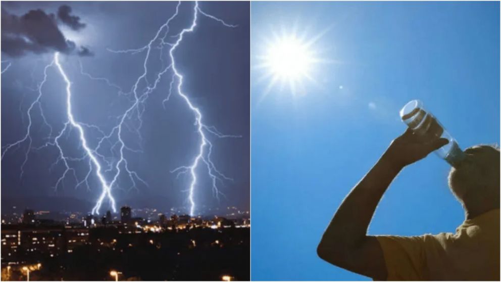 Fuertes tormentas y más de 30 grados en Buenos Aires: ¿Qué día "se cae el cielo", según el Servicio Meteorológico Nacional?