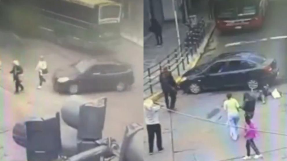 Así fue el accidente de Lanús que terminó con tres mujeres mayores gravemente dañadas.