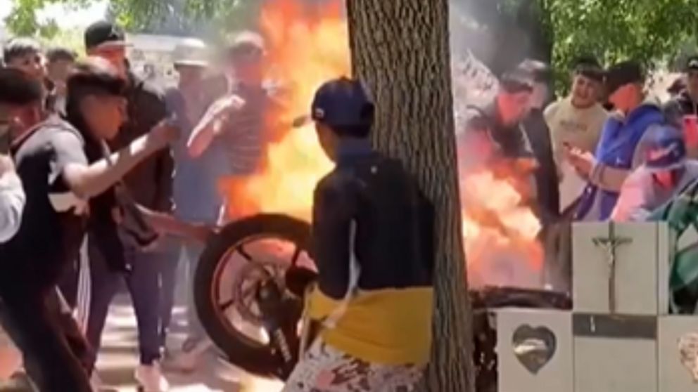 Momentos de m�xima tensi�n en el entierro de�Tiziano.