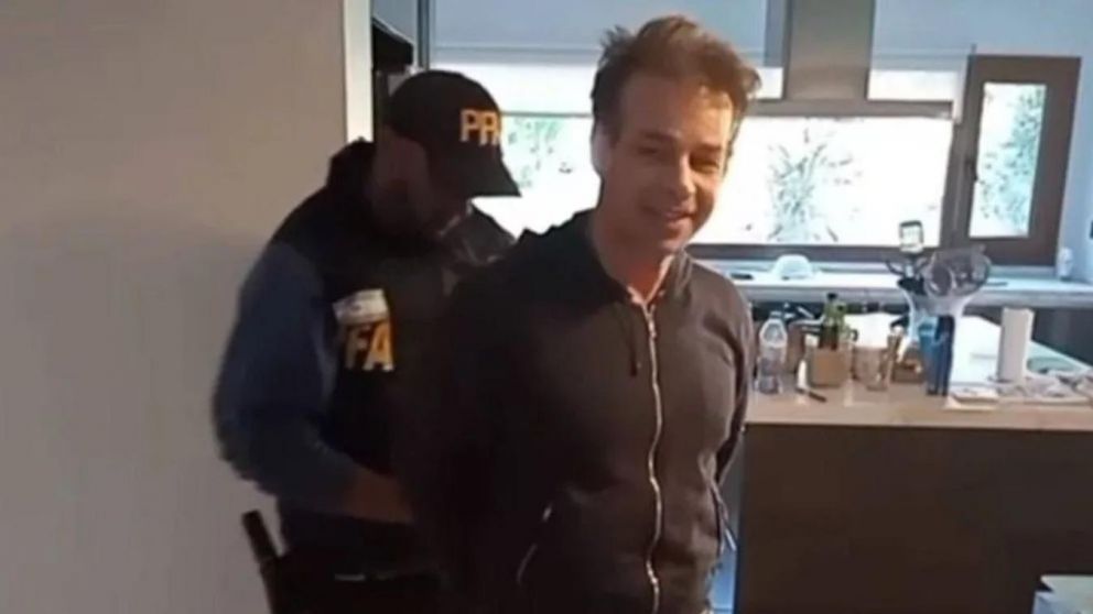 Fred Machado, al momento de su detención.