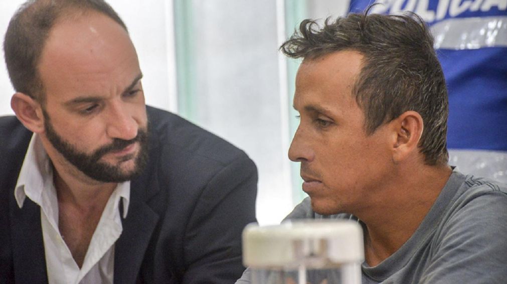 Martínez, ex pareja de Fátima Acevedo, en la audiencia de imputación.