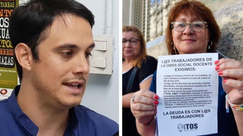 Denuncian que CTERA no le paga a trabajadores de su obra social.