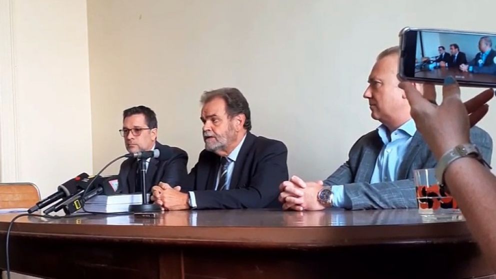 Semino encabezó un reclamo masivo contra el nuevo cálculo de las jubilaciones (Captura de video de Red Eco).