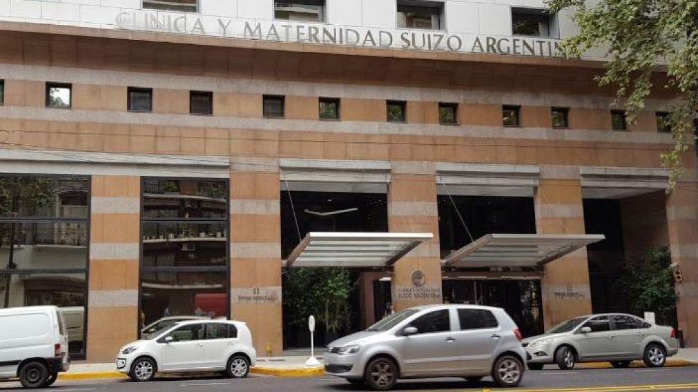 Está internado en la clínica Suizo Argentina.