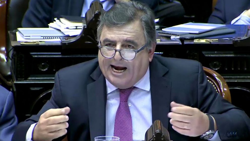 El jefe de interbloque Jutnos por el Cambio, Mario Negri.
