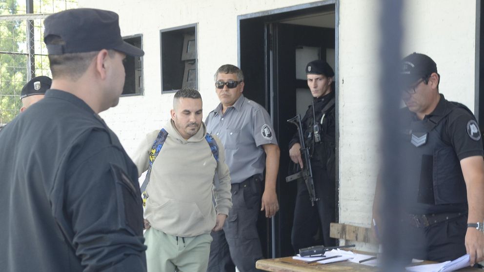 Fabián Gerardo Tablado salió de la Unidad 21 de Campana (Fernando Pérez Re/Crónica).
